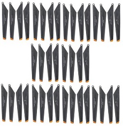 Shcong SYMA S033 S033G S33(2.4G) RC helicopter accessories list spare parts 10 sets main blades (Upgrade Black-Orange)