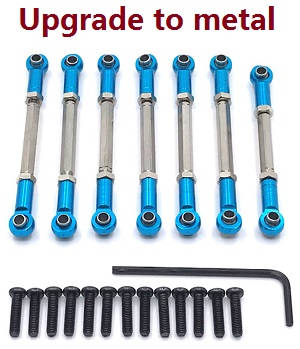 Shcong Wltoys 104001 RC Car accessories list spare parts connect buckle set (Metal) Blue