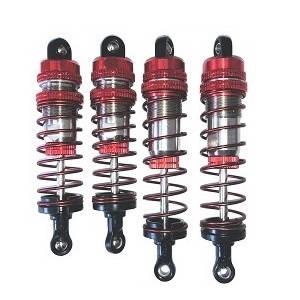 Shcong Wltoys 104001 RC Car accessories list spare parts front and rear shock absorber Red