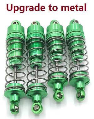 Shcong Wltoys 104001 RC Car accessories list spare parts front and rear shock absorber (Metal) Green