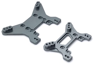 Wltoys 104002 front and rear shock absorber plate (Titanium color)