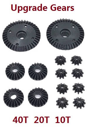 Shcong Wltoys 104001 RC Car accessories list spare parts upgrade gears set 14pcs - Click Image to Close