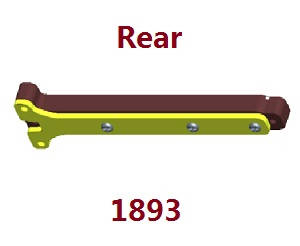 Wltoys 104072 XK XKS WL 104072 underbody reinforcement Rear 1893