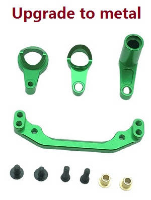 Shcong Wltoys 104001 RC Car accessories list spare parts steering clutch group (Metal) Green