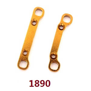 Shcong Wltoys 104001 RC Car accessories list spare parts accessories list spare parts rear swing arm strengthening plate Gold 1890