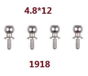 Shcong Wltoys 104001 RC Car accessories list spare parts ball head screws 4.8*12 1918