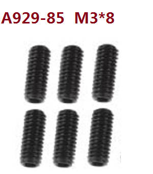 Wltoys 104072 XK XKS WL 104072 machine screw M3*8 A929-85