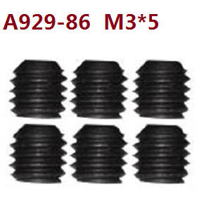 Shcong Wltoys 104001 RC Car accessories list spare parts machine screw M3*5 A929-86 - Click Image to Close