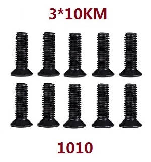 Wltoys 104072 XK XKS WL 104072 screws set 3*10KM 1010