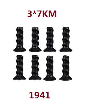 Wltoys 104072 XK XKS WL 104072 screws set 3*7KM 1941