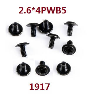 Wltoys 104002 screws set 2.6*4PWB5 1917