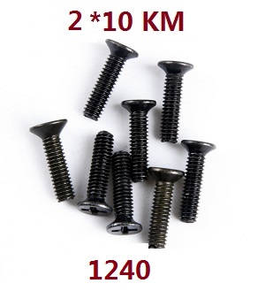 Wltoys 104072 XK XKS WL 104072 screws set 2*10KM 1240
