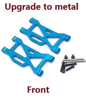 Shcong Wltoys 104001 RC Car accessories list spare parts front swing arm (Metal) Blue