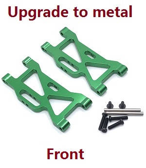 Shcong Wltoys 104001 RC Car accessories list spare parts front swing arm (Metal) Green