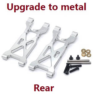 Shcong Wltoys 104001 RC Car accessories list spare parts rear swing arm (Metal) Silver