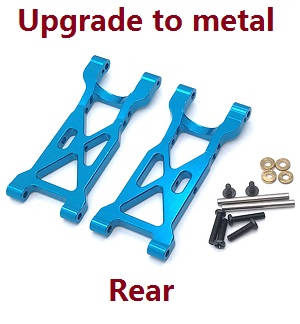 Shcong Wltoys 104001 RC Car accessories list spare parts rear swing arm (Metal) Blue
