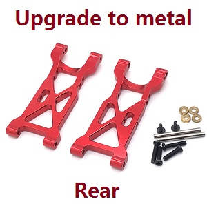 Shcong Wltoys 104001 RC Car accessories list spare parts rear swing arm (Metal) Red