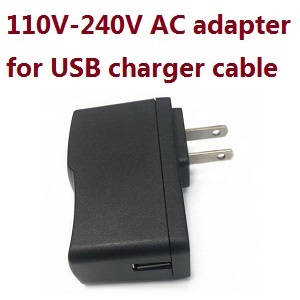 Shcong Wltoys 104001 RC Car accessories list spare parts 110V-240V AC Adapter for USB charging cable - Click Image to Close