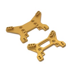 Wltoys XK 104002 front and rear shock absorber plate Gold