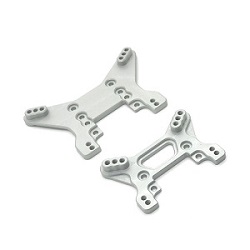 Wltoys XK 104001 front and rear shock absorber plate Silver - Click Image to Close