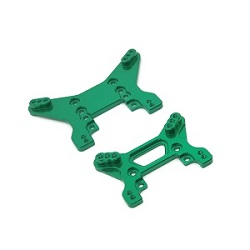Wltoys XK 104001 front and rear shock absorber plate Green - Click Image to Close