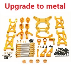 Wltoys XK 104002 10-IN-1 upgrade to metal kit Gold