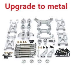 Wltoys XK 104001 10-IN-1 upgrade to metal kit Silver