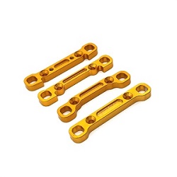 Wltoys XK 104002 rear and front swing arm strengthening plate Gold