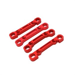 Wltoys XK 104072 rear and front swing arm strengthening plate Red