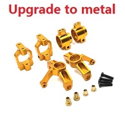 Wltoys XK 104001 3-IN-1 upgrade to metal Kit Gold - Click Image to Close