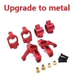 Wltoys XK 104001 3-IN-1 upgrade to metal Kit Red - Click Image to Close