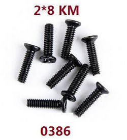 Shcong Wltoys XK 104009 RC Car accessories list spare parts screws set 2*8KM 0386 - Click Image to Close