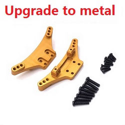 Shcong Wltoys XK 104009 RC Car accessories list spare parts shock absorber components Gold metal