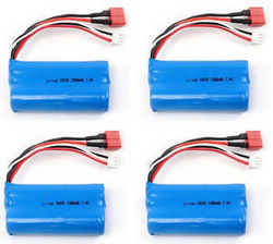 Shcong Wltoys XK 104009 RC Car accessories list spare parts 7.4V 1500mAh battery 4pcs