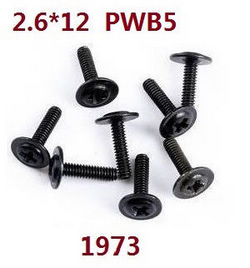 Wltoys XK 104019 screws set 2.6*12 PWB5 1973