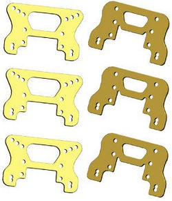 Wltoys 104072 XK XKS WL 104072 front and rear shock absorber plate 3sets