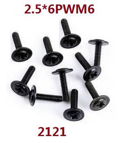 Wltoys 104072 XK XKS WL 104072 screws set 2.5*6PWM6 2121
