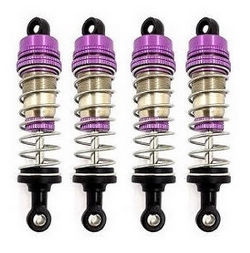 Wltoys 104072 XK XKS WL 104072 shock absorber (Front + Rear) 4pcs Purple