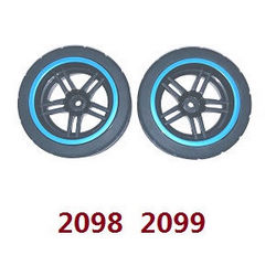 Wltoys 104072 XK XKS WL 104072 wheels tires 2pcs