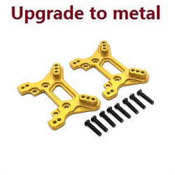 Wltoys 104072 XK XKS WL 104072 front and rear shock absorber plate (Gold)