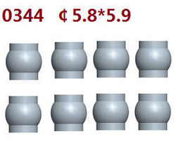 Shcong Wltoys 10428-A2 RC Car accessories list spare parts ball head 5.8*5.9 0344
