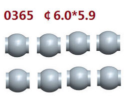 Shcong Wltoys 10428-A2 RC Car accessories list spare parts ball head 6.0*5.9 0365