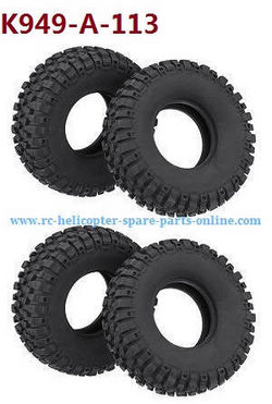 Shcong Wltoys 10428-A RC Car accessories list spare parts tire skin 4pcs