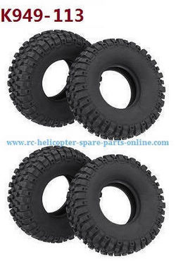 Shcong Wltoys 10428-A2 RC Car accessories list spare parts tire skin 4pcs K949-113