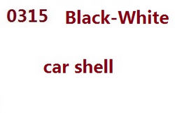 Shcong Wltoys 10428-B RC Car accessories list spare parts Car shell group 0315 Black-White color