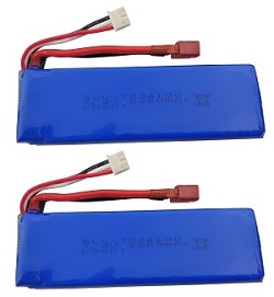 Shcong Wltoys 10428-C2 RC Car accessories list spare parts 7.4V 2200mAh battery 2pcs