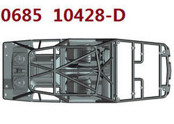 Shcong Wltoys 10428-D 10428-E RC Car accessories list spare parts large bracket assembly 0685 10428-D