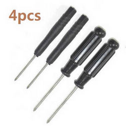 Shcong Wltoys 10428-D 10428-E RC Car accessories list spare parts cross screwdriver (2*Small + 2*Big 4PCS)