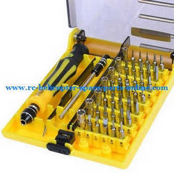 Shcong Wltoys 10428-D 10428-E RC Car accessories list spare parts 45-in-one A set of boutique screwdriver