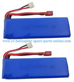 Shcong Wltoys 10428-2 RC Car accessories list spare parts 7.4V 2200mAh battery 2pcs